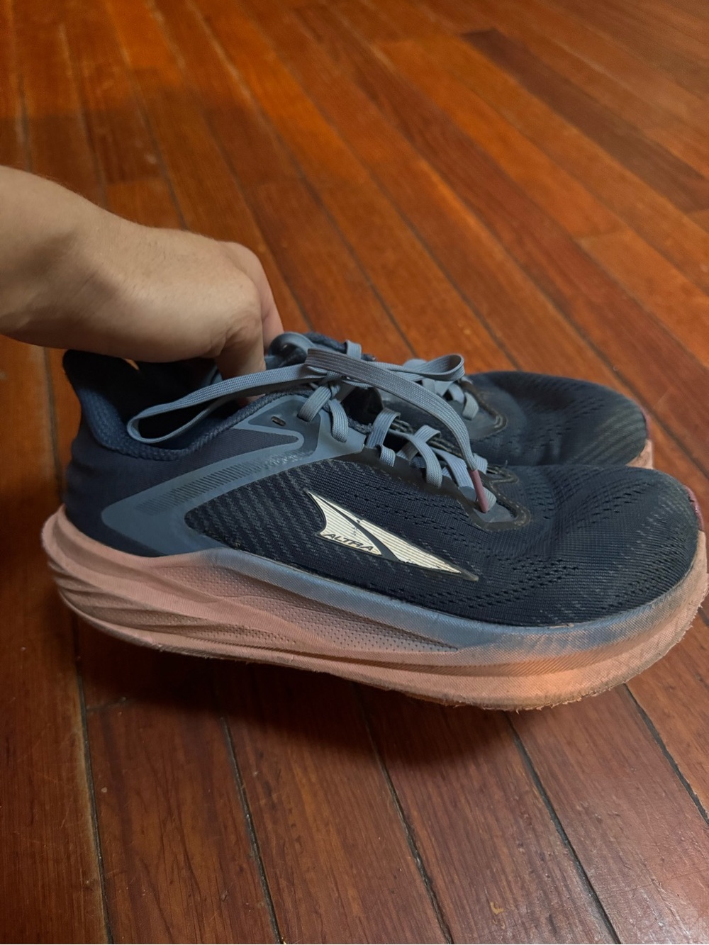 Altra Women's Navy and Pink Running Shoes size 6